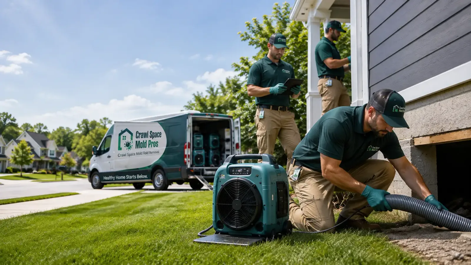 Crawl Space Mold Removal in Cornucopia, WI